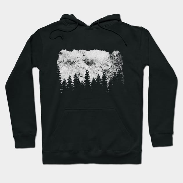 Forest Grunge Graphic Hoodie by tsomid